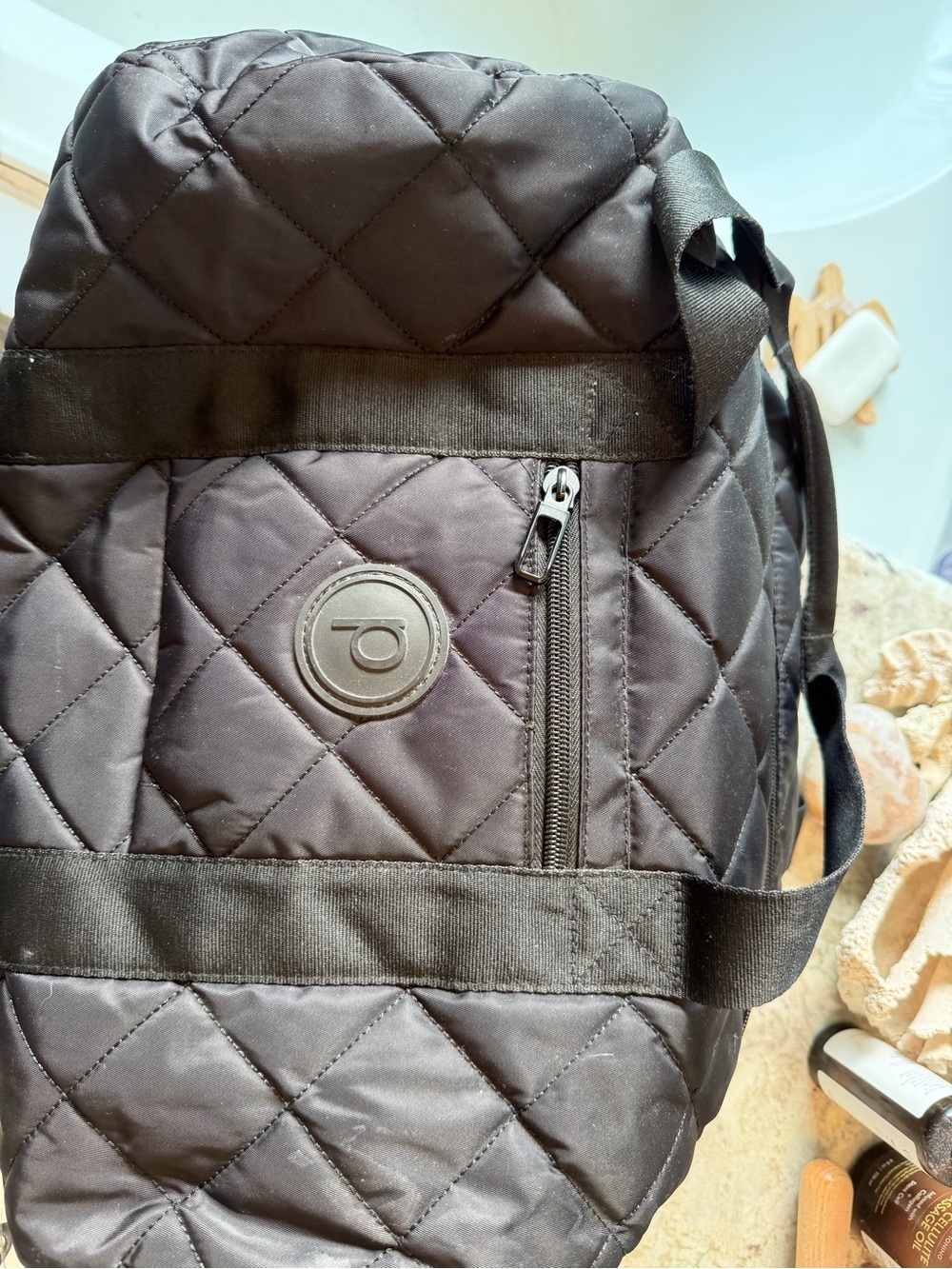 VOORAY Puré Barre Quilted Gym Bag